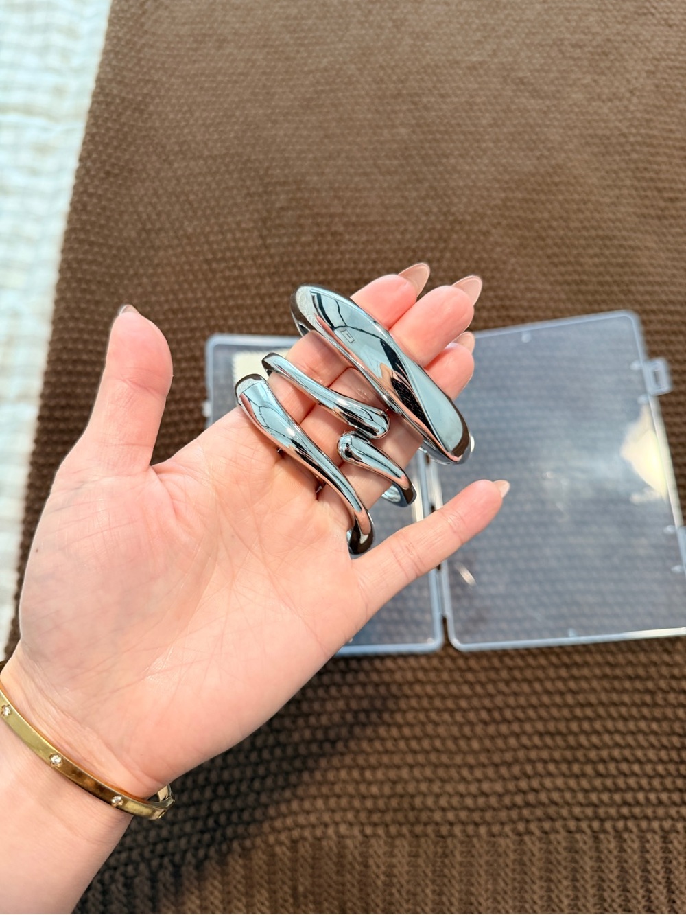 Amazon Silver Cuff Bracelet Stack - Picture 10 of 12